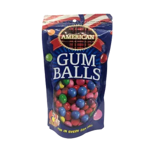 AMERICAN GUM BALLS 140G POUCH