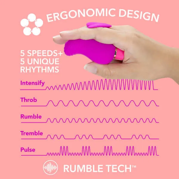 Aria Erotic AF Plum Finger Vibrator