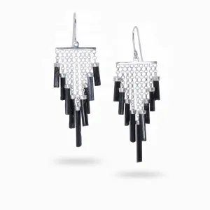 Black Tourmaline Drop Earrings