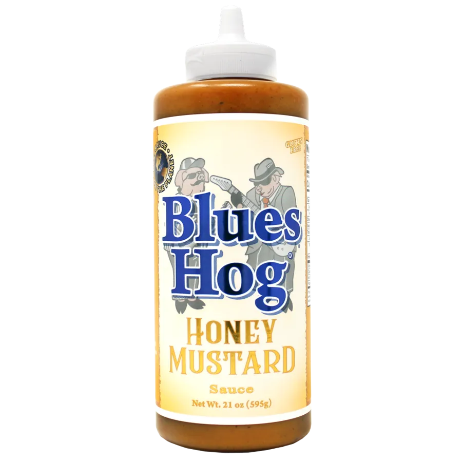 Blues Hog Honey Mustard Sauce Squeeze Bottle 21 oz