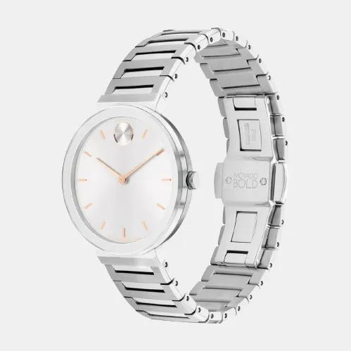 Bold Women Silver Analog Stainless Steel Watch 3601090