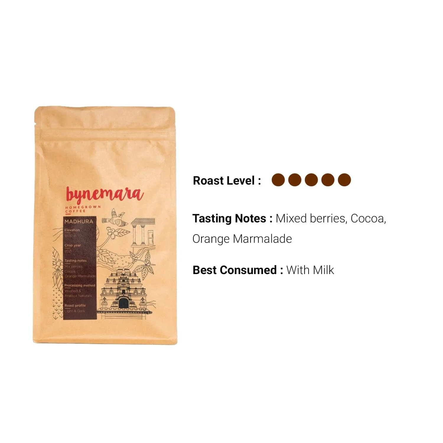 Bynemera Estate | Madhura | Light & Dark Roast