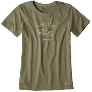 Camo Jeep Crusher T-Shirt by Life is good