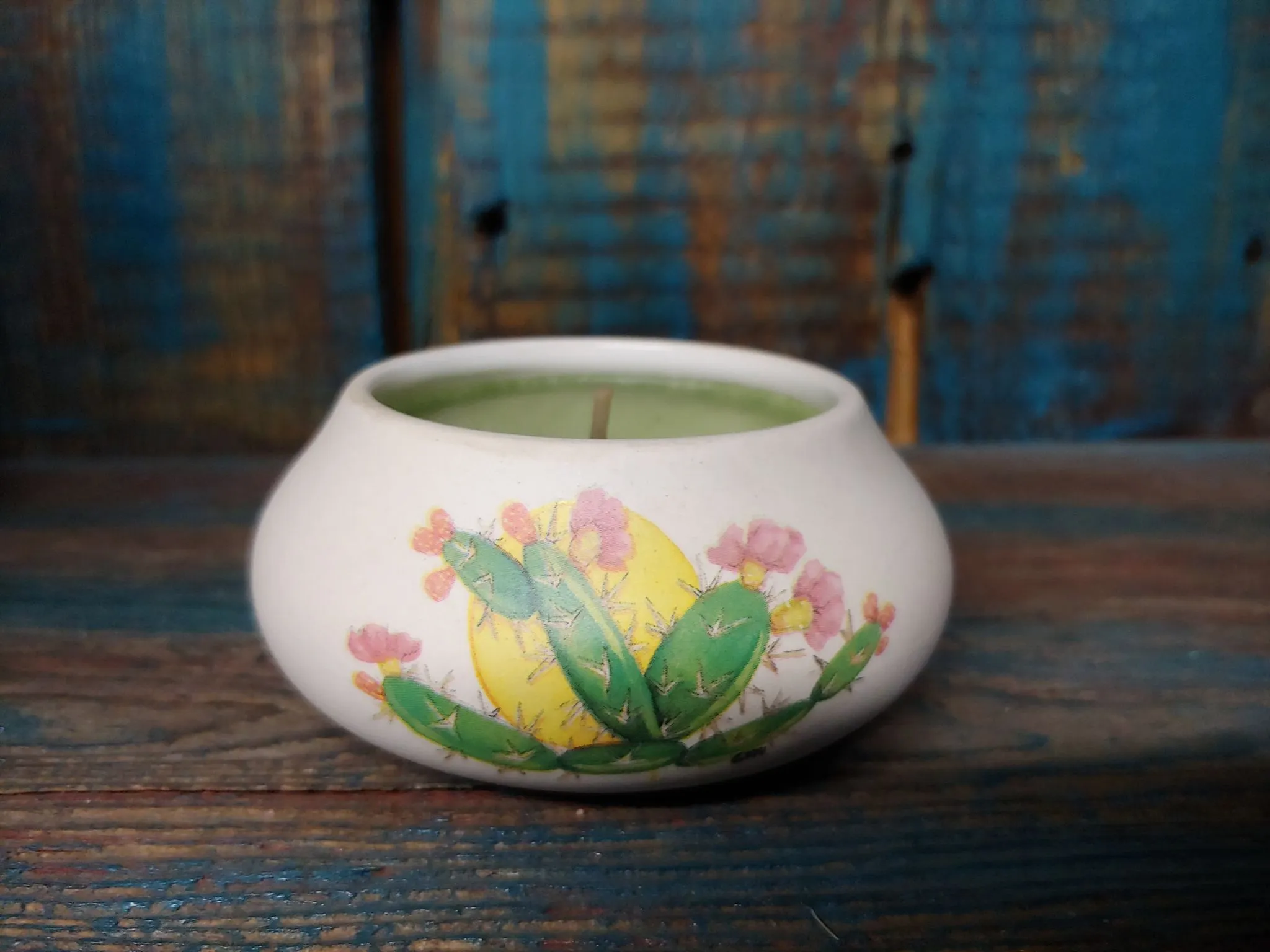 Ceramic Painted Candle
