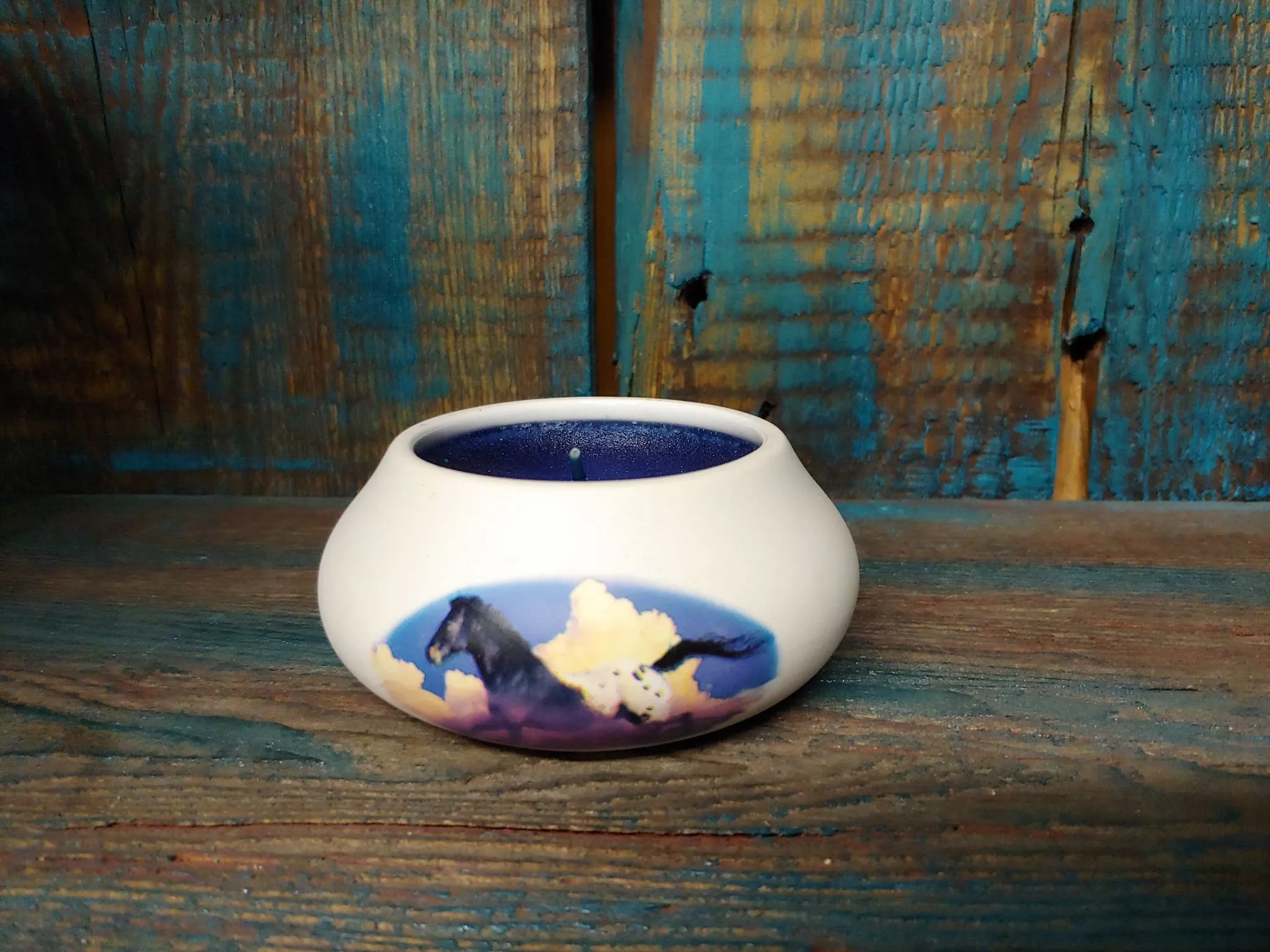 Ceramic Painted Candle