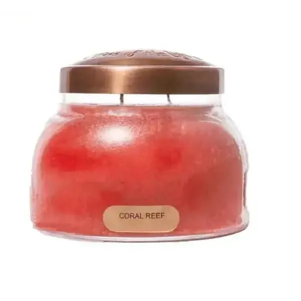 Coral Reef Scented Candle - 22 Oz, Double Wick, Mama Jar