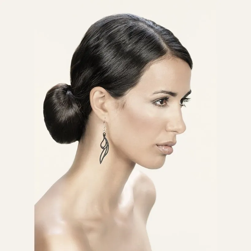 Drops Earrings Black