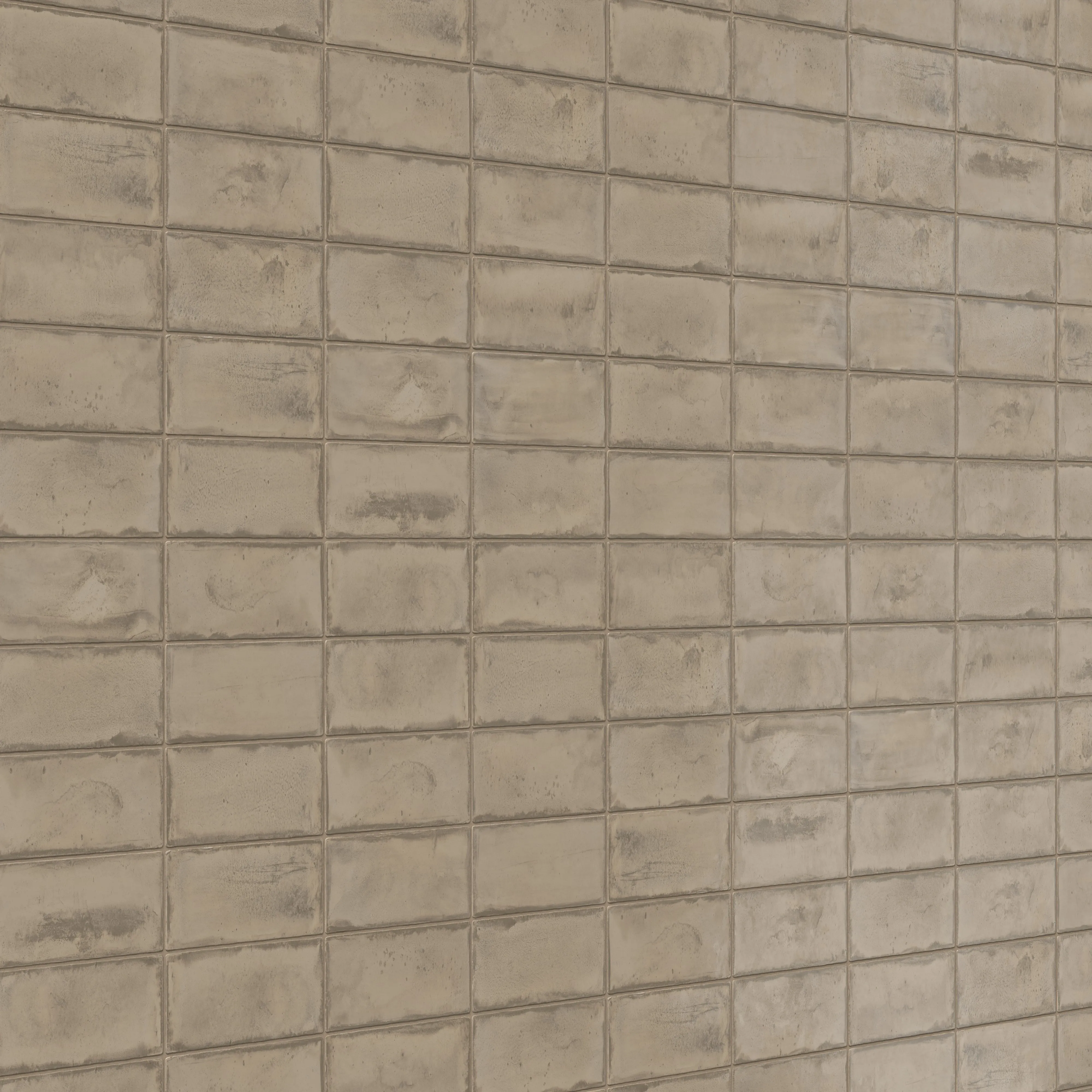 Graham 3x6 Glossy Ceramic Tile in Mushroom