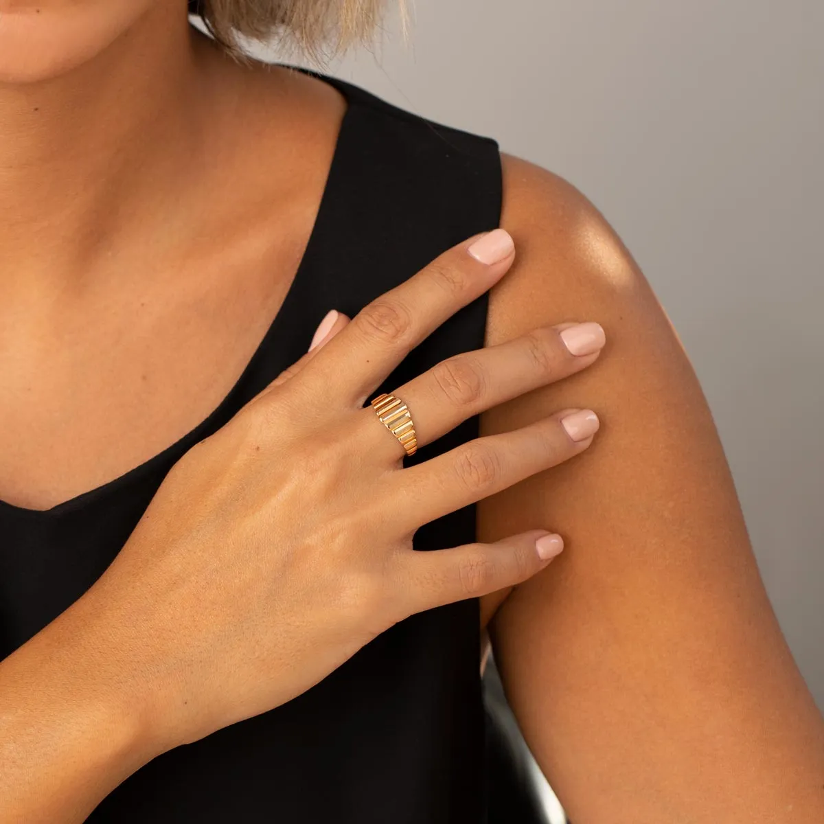 Half Charlotte Bold Ring