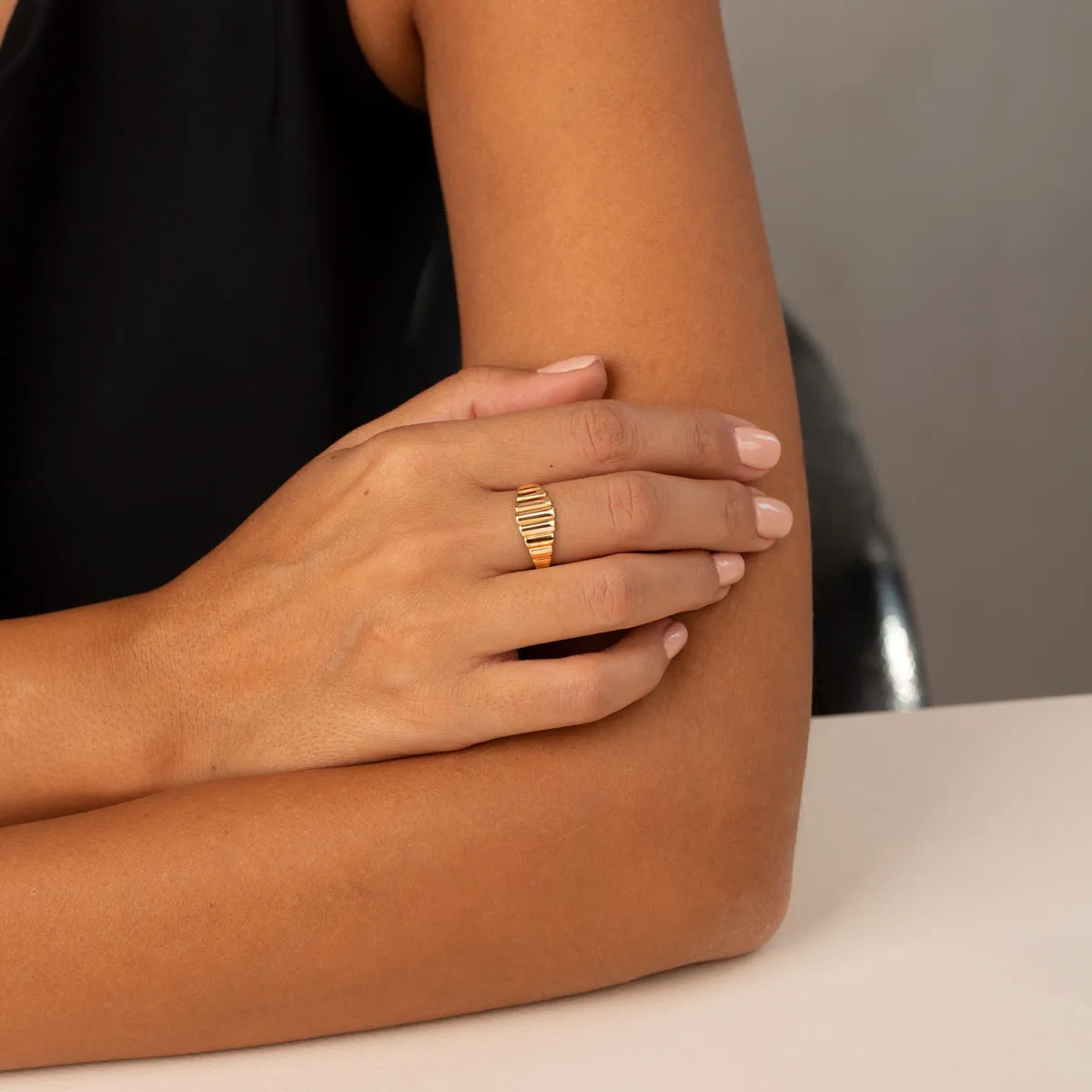 Half Charlotte Bold Ring