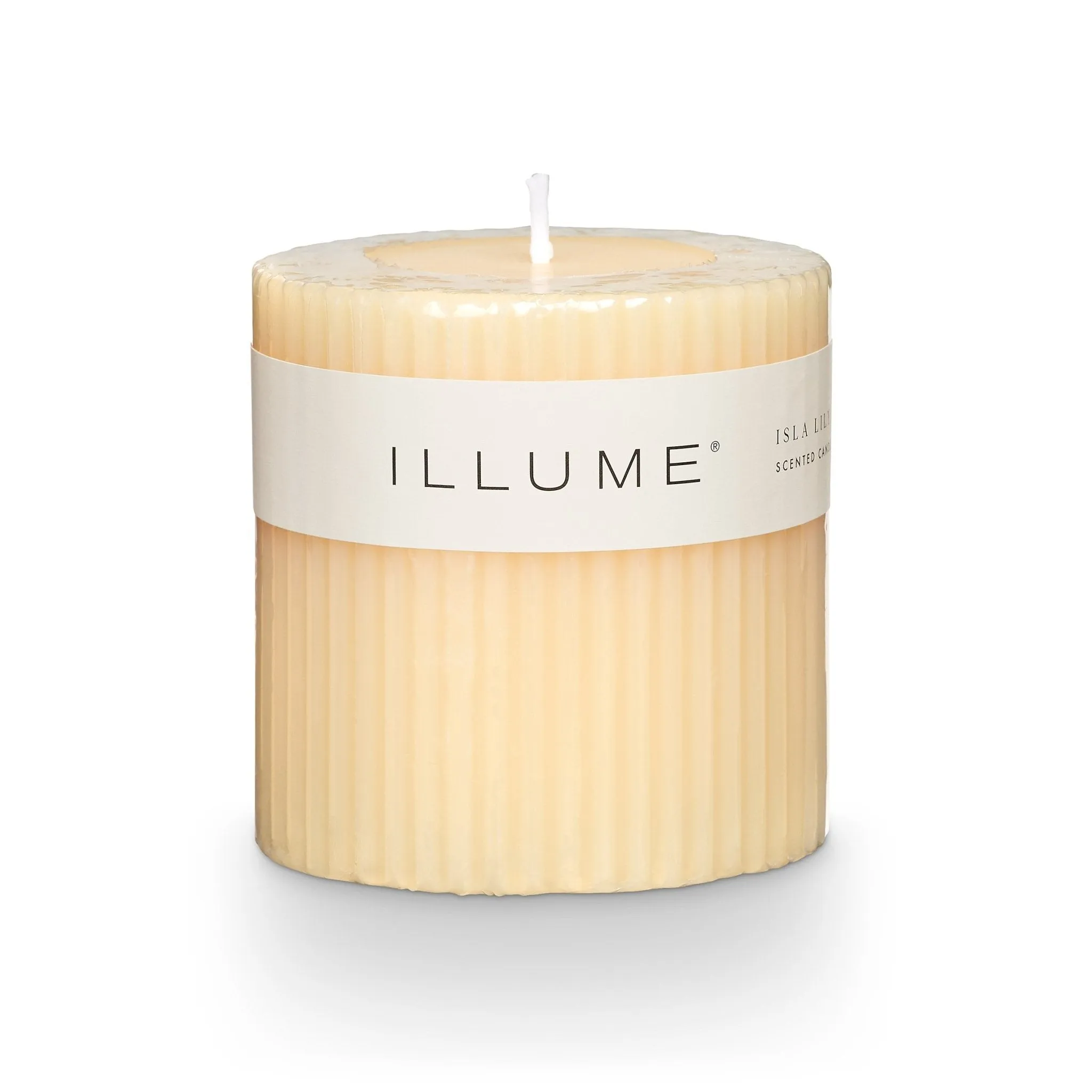 Isla Lily Small Fragranced Pillar Candle