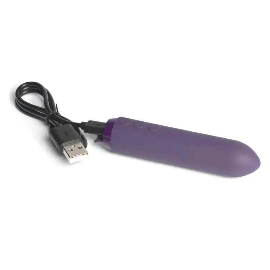 Je Joue 5.25-inch Silicone Classic Purple Mini Bullet Vibrator