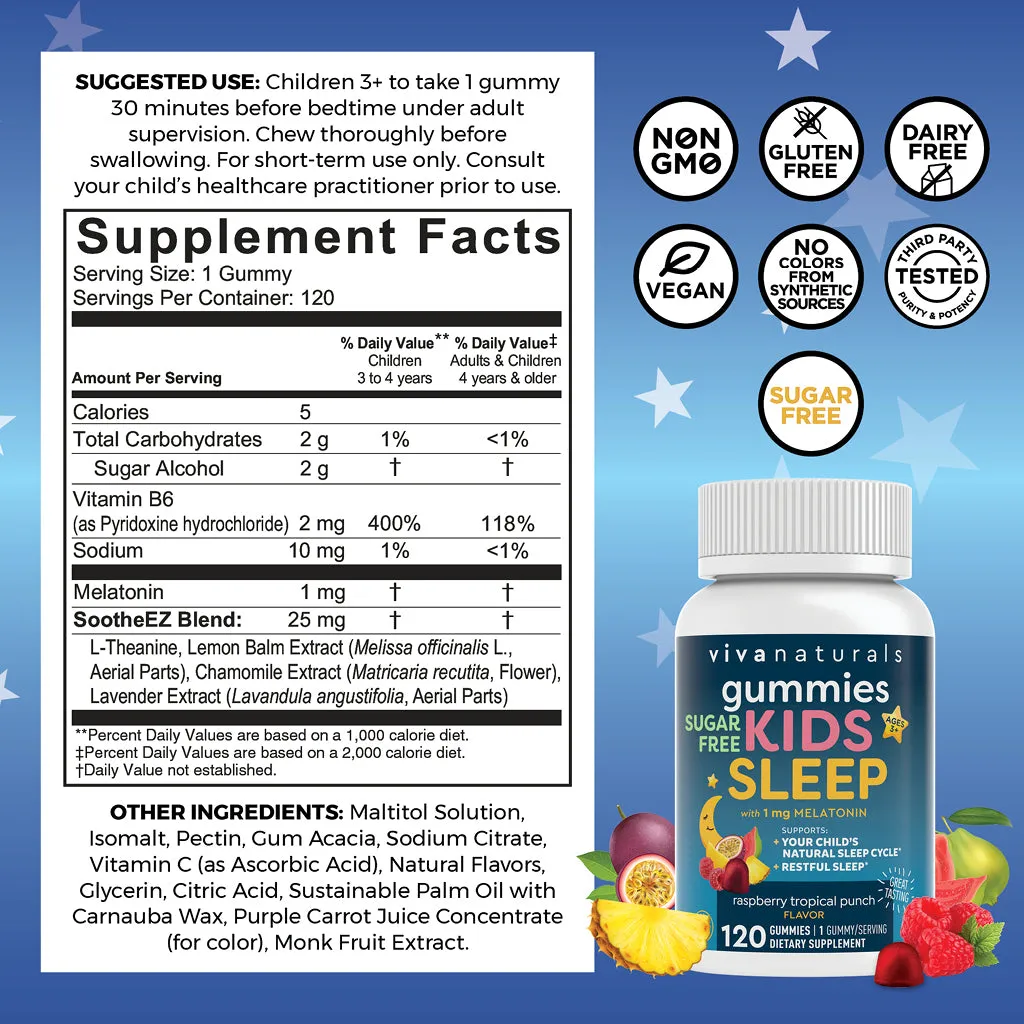Kids Sleep Melatonin Gummies