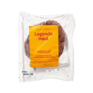Legends Haul Cranberry & Herb Turkey Burger (2Pc)