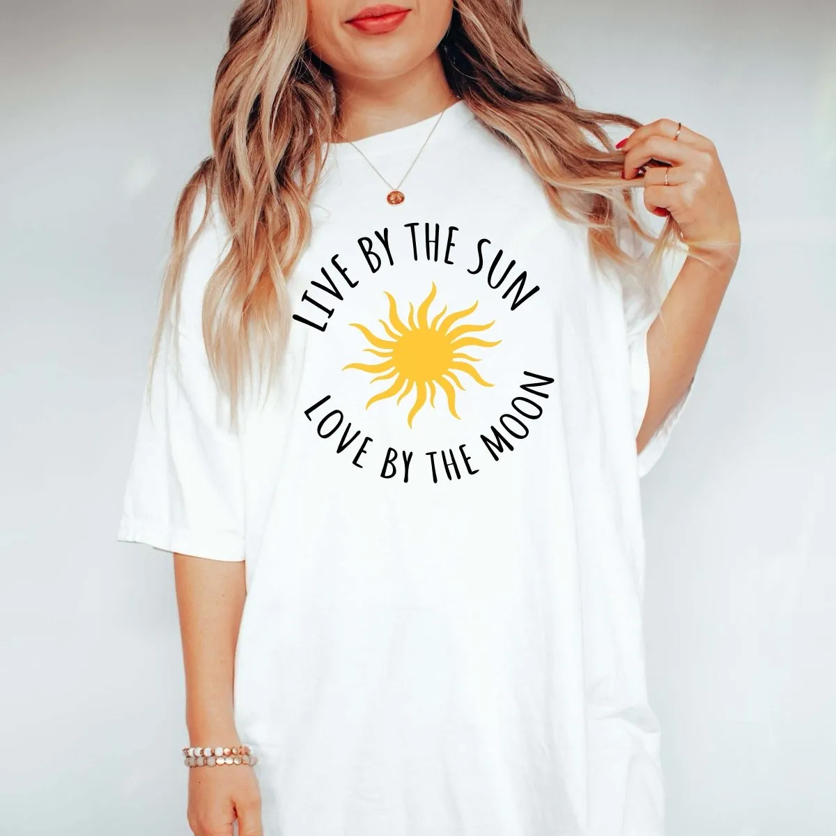 Live by the Sun Love by the moon Comfort Colors Tee