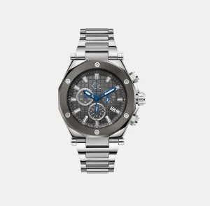 Men's Grey Chronograph Stainless Steel Watch Z18002G5MF