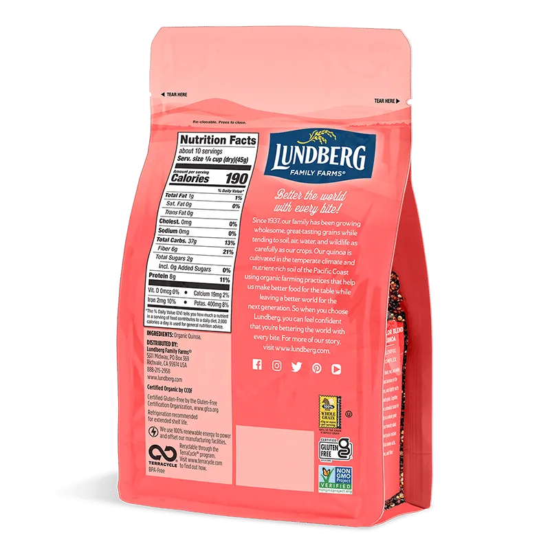Organic Quinoa - Tri-Color Blend