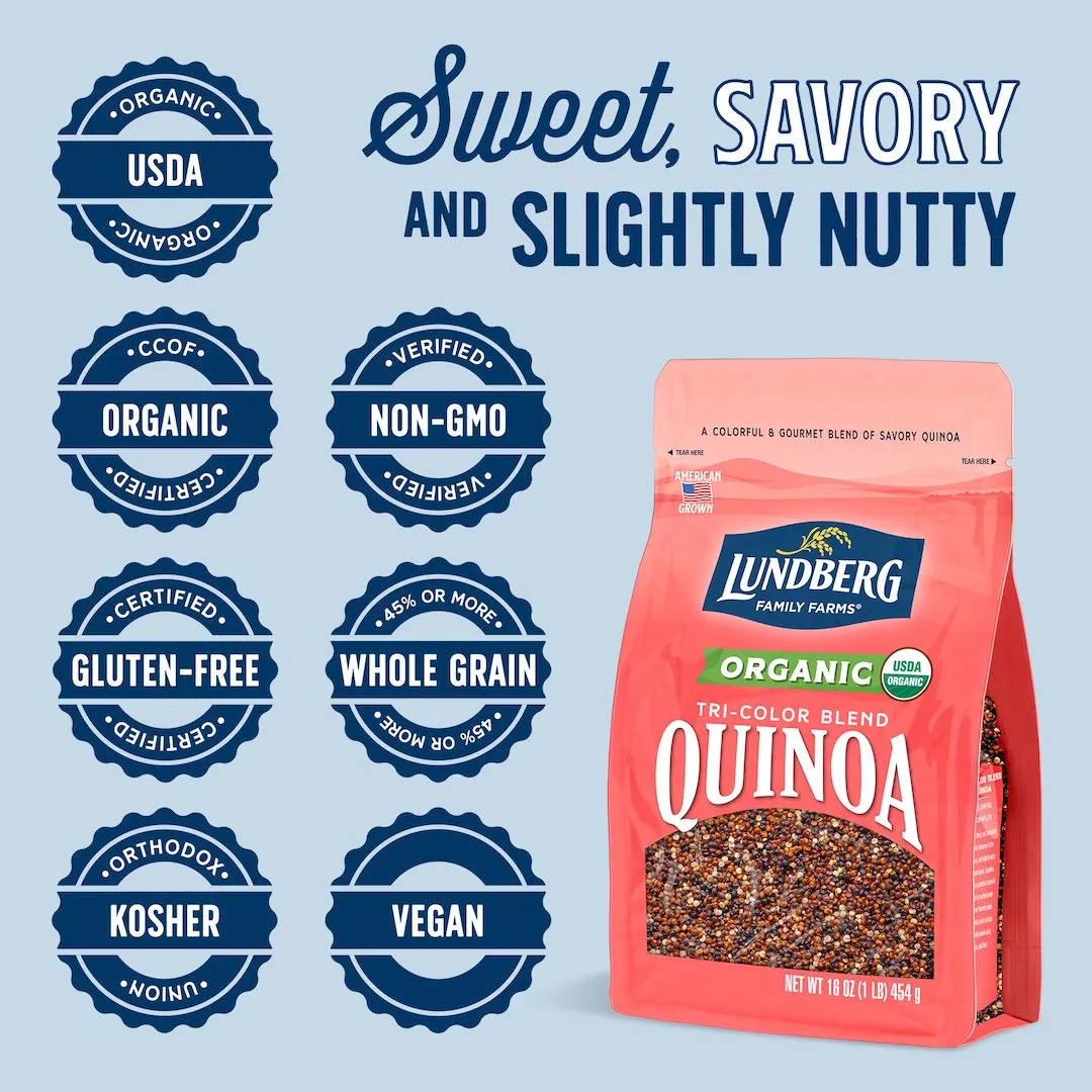 Organic Quinoa - Tri-Color Blend