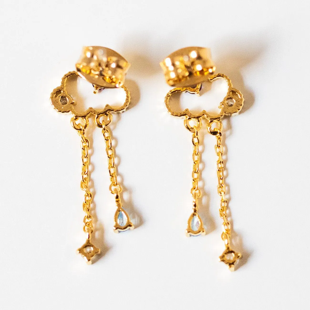 Reigning Clouds Dangle Earrings