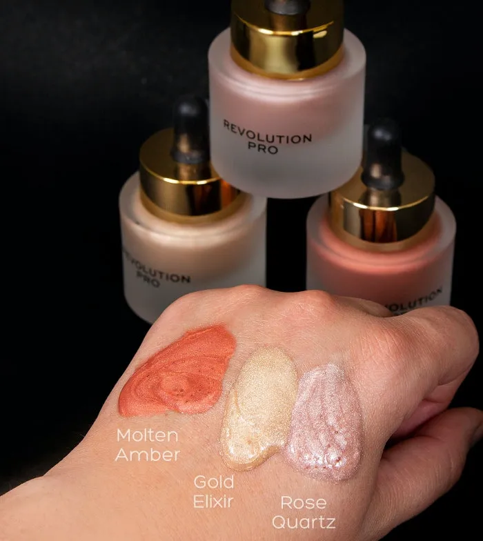 Revolution Pro - Iluminador líquido Highlighting Potion - Rose Quartz
