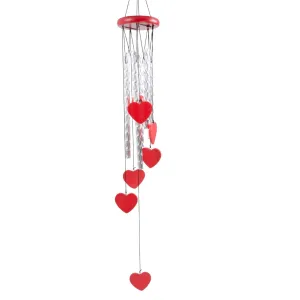 RSP Quality bit® Hearts Metal Wind Chime (26 cm x 12 cm x 8 cm)