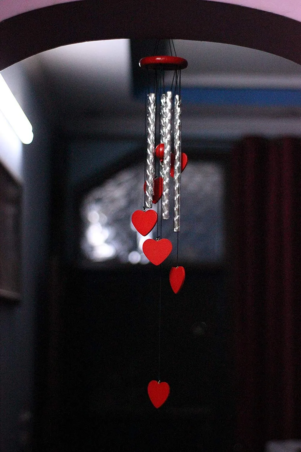 RSP Quality bit® Hearts Metal Wind Chime (26 cm x 12 cm x 8 cm)