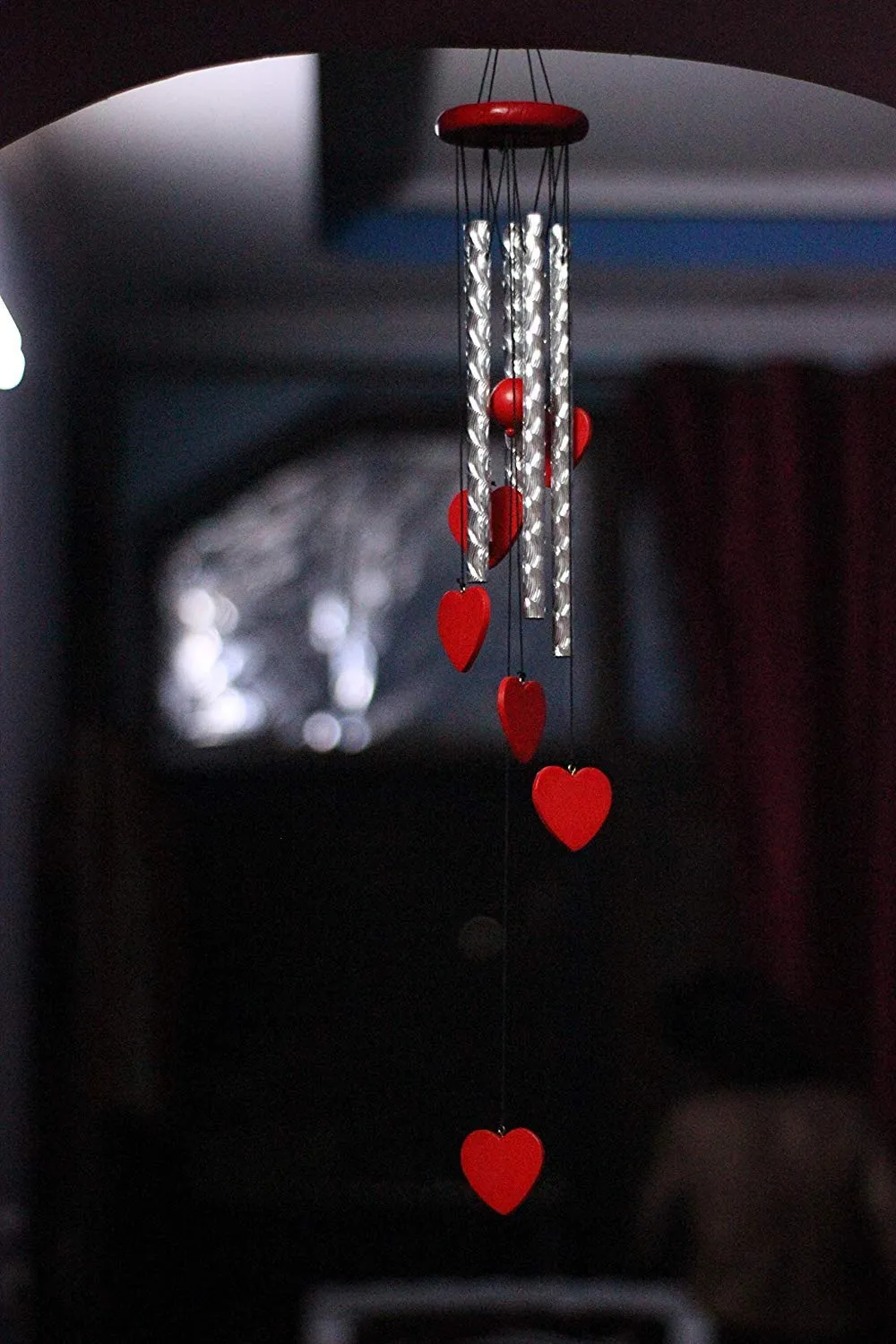 RSP Quality bit® Hearts Metal Wind Chime (26 cm x 12 cm x 8 cm)