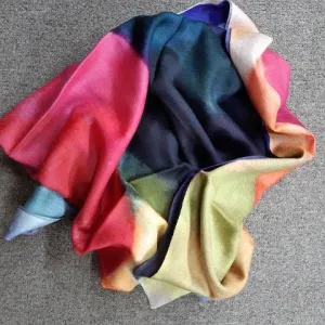 SCARF MERINO WOOL PINK MAUVE ALL COLOURS