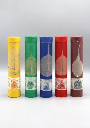 Set of 5 Tibetan Deities Tube Incense Gift Pack