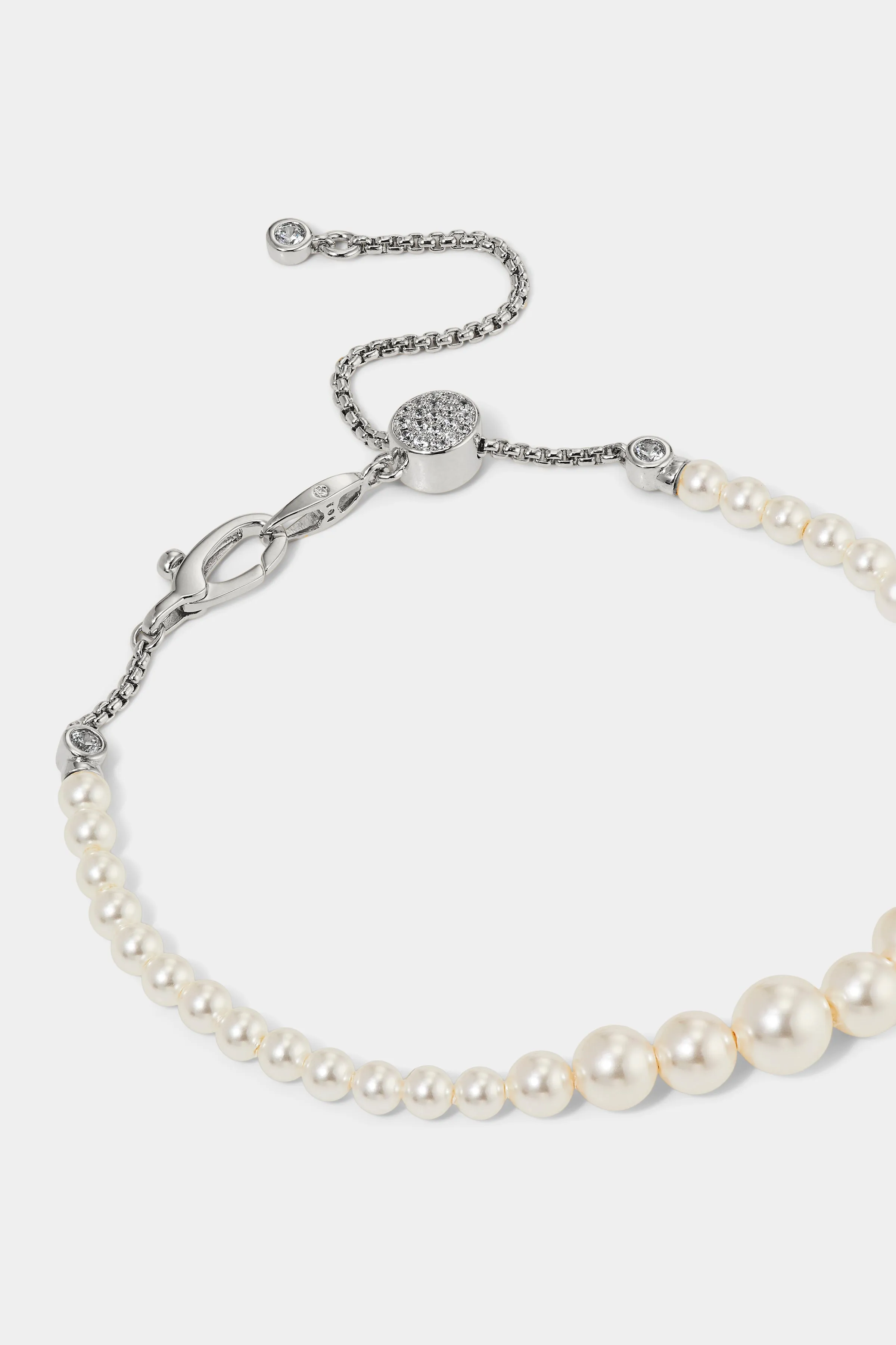 SIREN ALL-AROUND MIXED PEARL ADJUSTABLE BOLO BRACELET