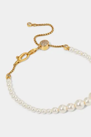 SIREN ALL-AROUND MIXED PEARL ADJUSTABLE BOLO BRACELET