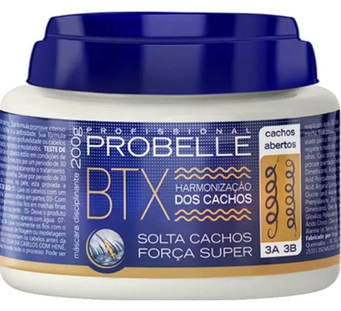 Solta Cachos Deep Hair Mask  Force Super Curl Harmonizer Hair Straightening 200g - Probelle