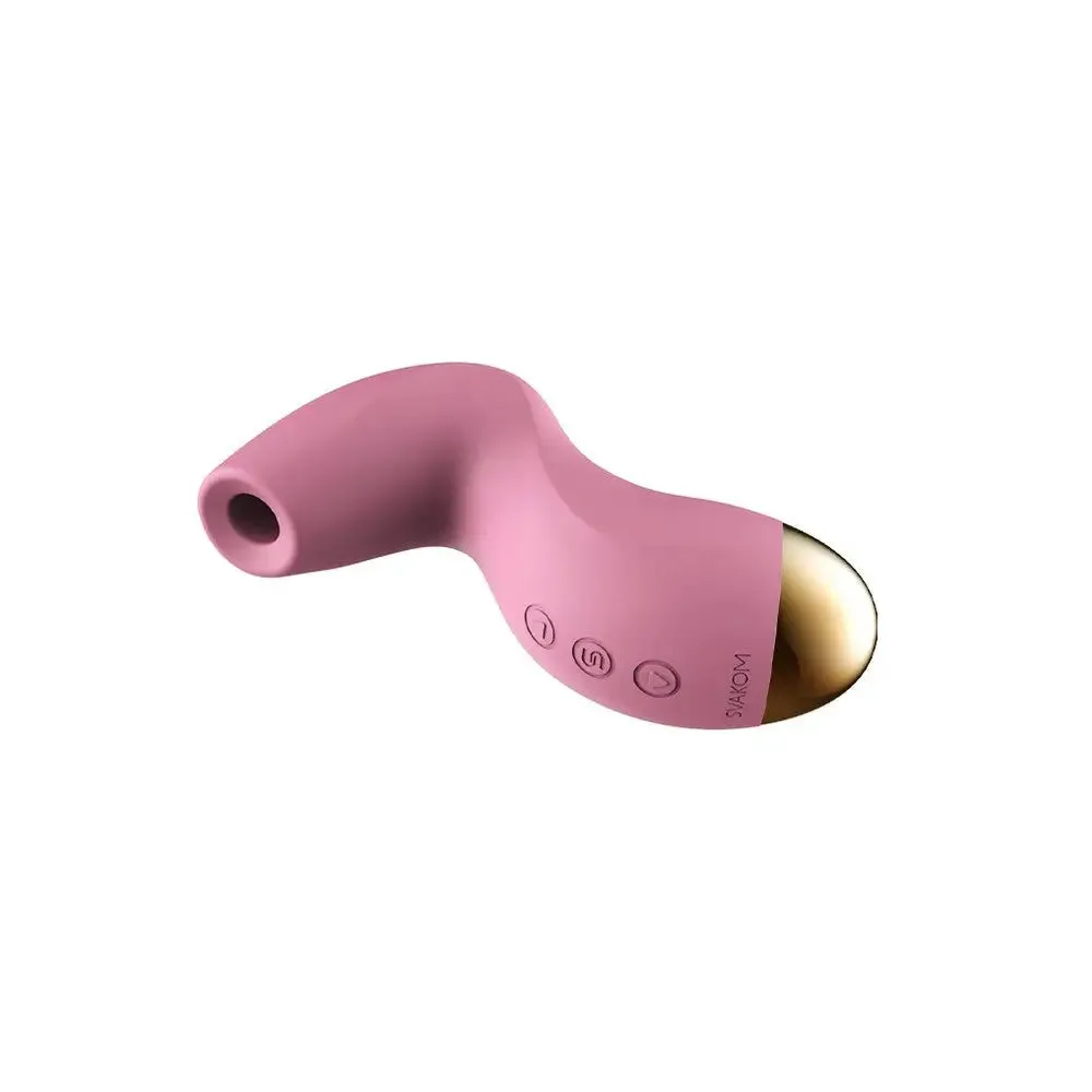 Svakom Silicone Pink Deep Suction Rechargeable Clitoral Stimulator