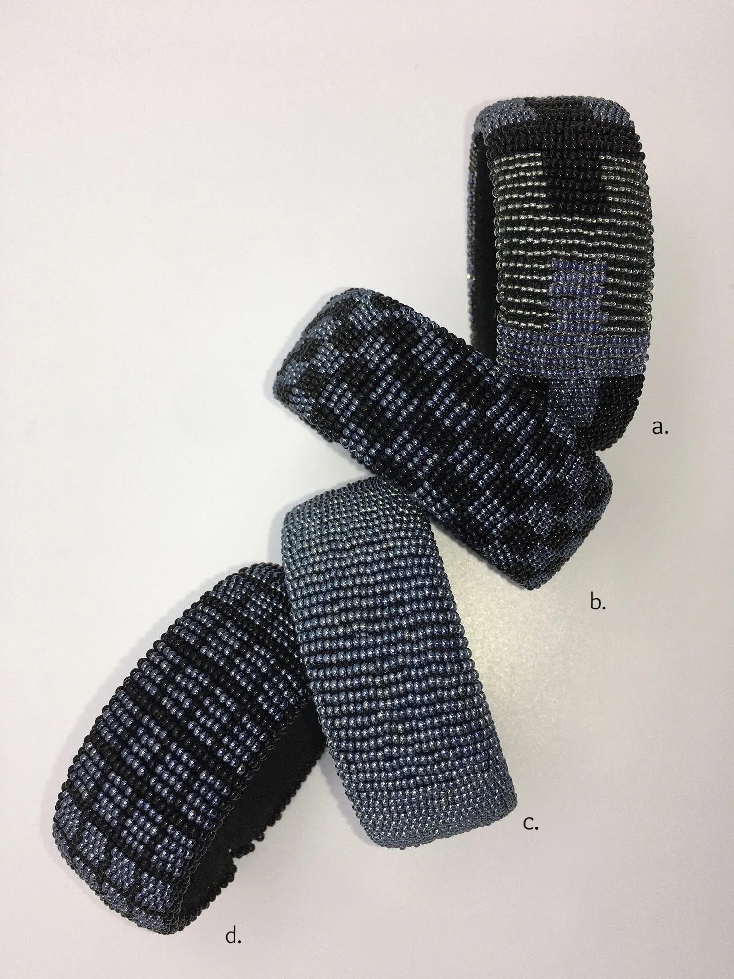 The Aida Collection in Silver-Grays and Blacks