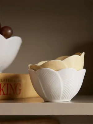 Westside Home White Tropical Small Bowl