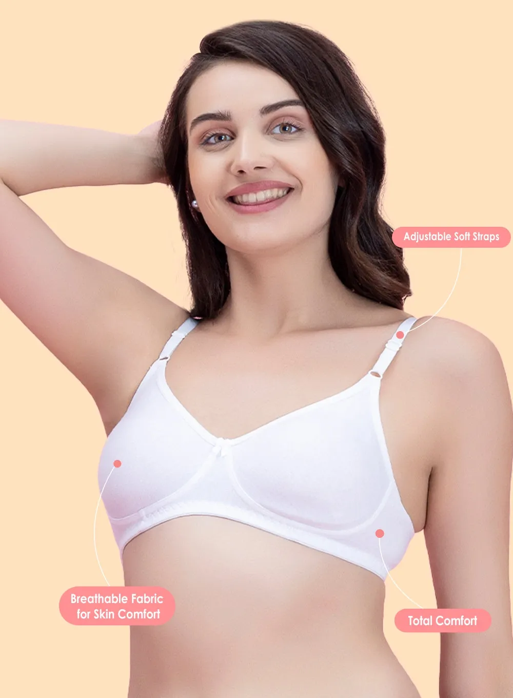 Wire-Free Non Padded Comfort BRA (PBBR1049)