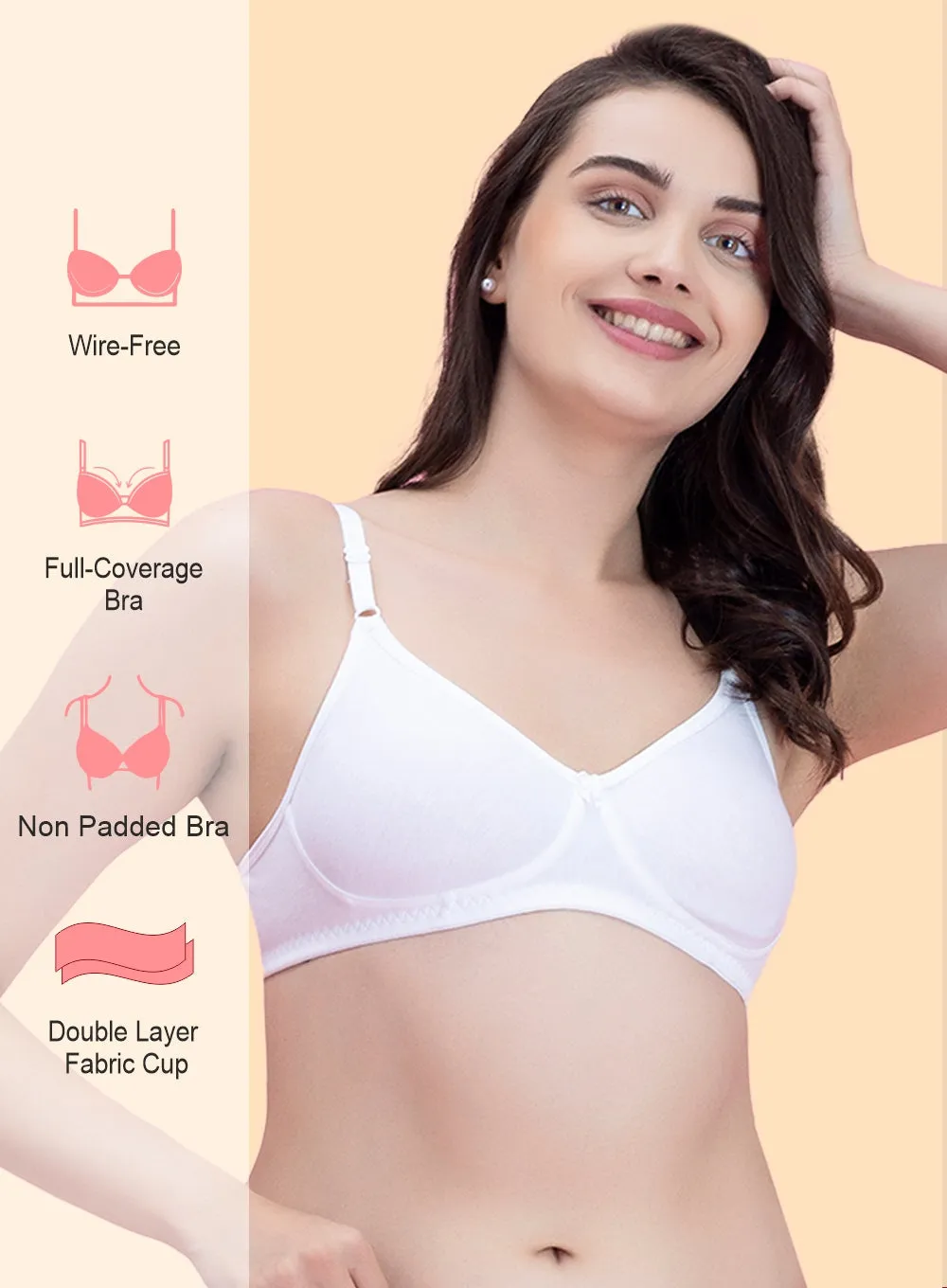 Wire-Free Non Padded Comfort BRA (PBBR1049)